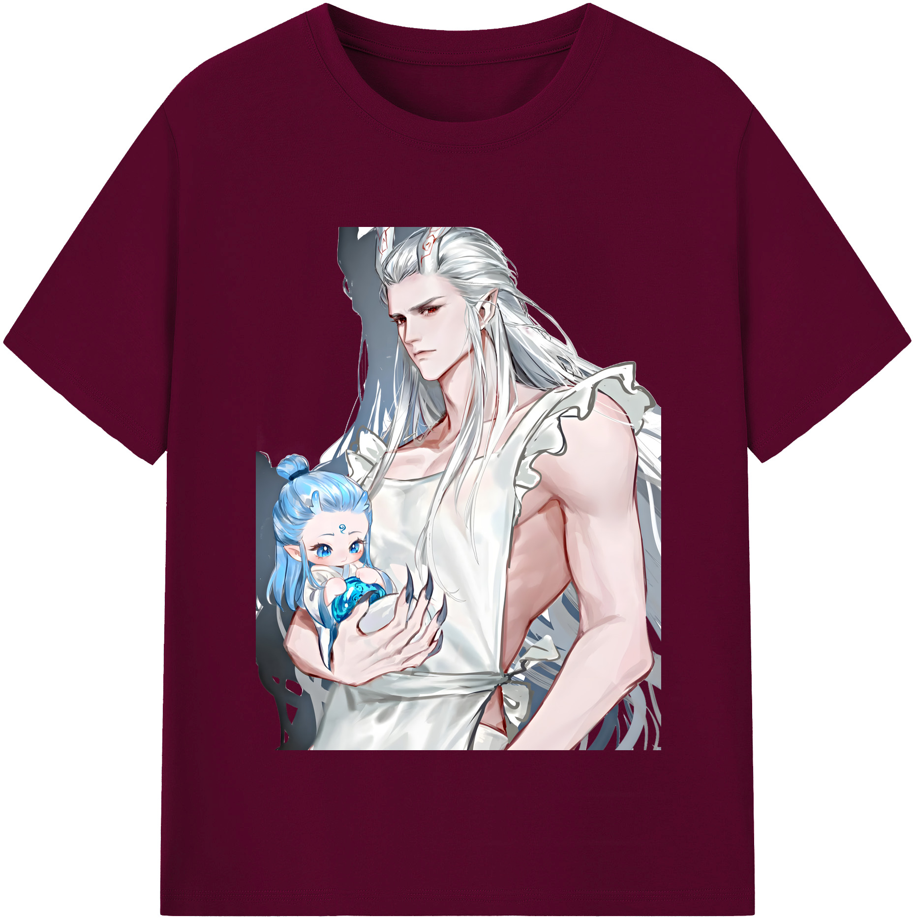 （画像用） Ne Zha 2 ナタ 魔童の大暴れ レディースカジュアルプリントTシャツ（綿100％）